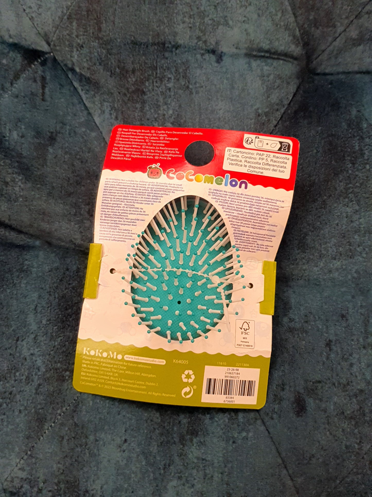 Primark Cocomelon Detangling Hair brush