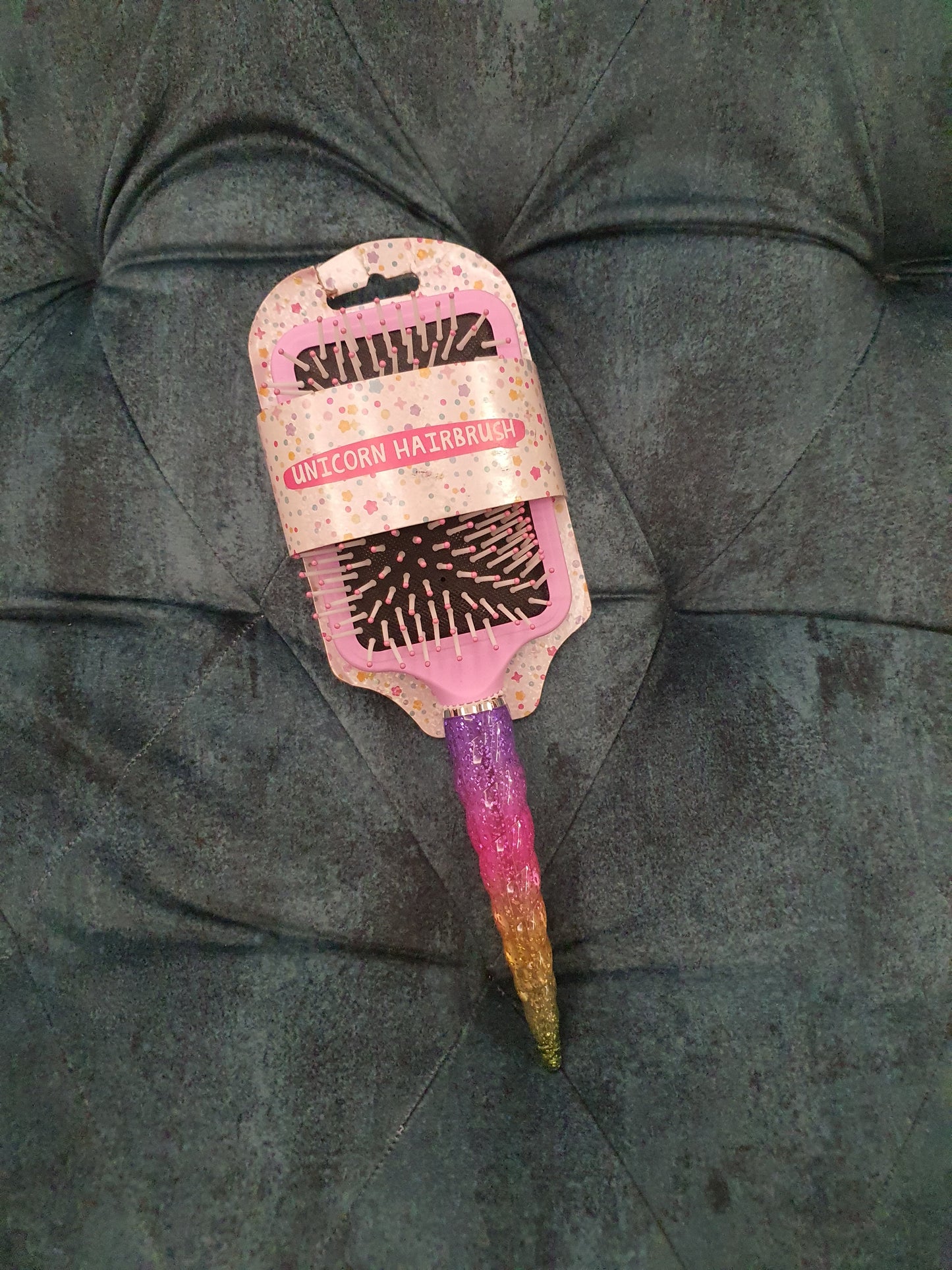 Glitter Unicorn Hairbrush