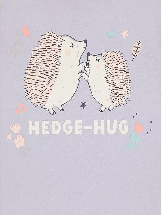 George Assorted Hedgehog Print Long Sleeve Pyjamas 3 Pack