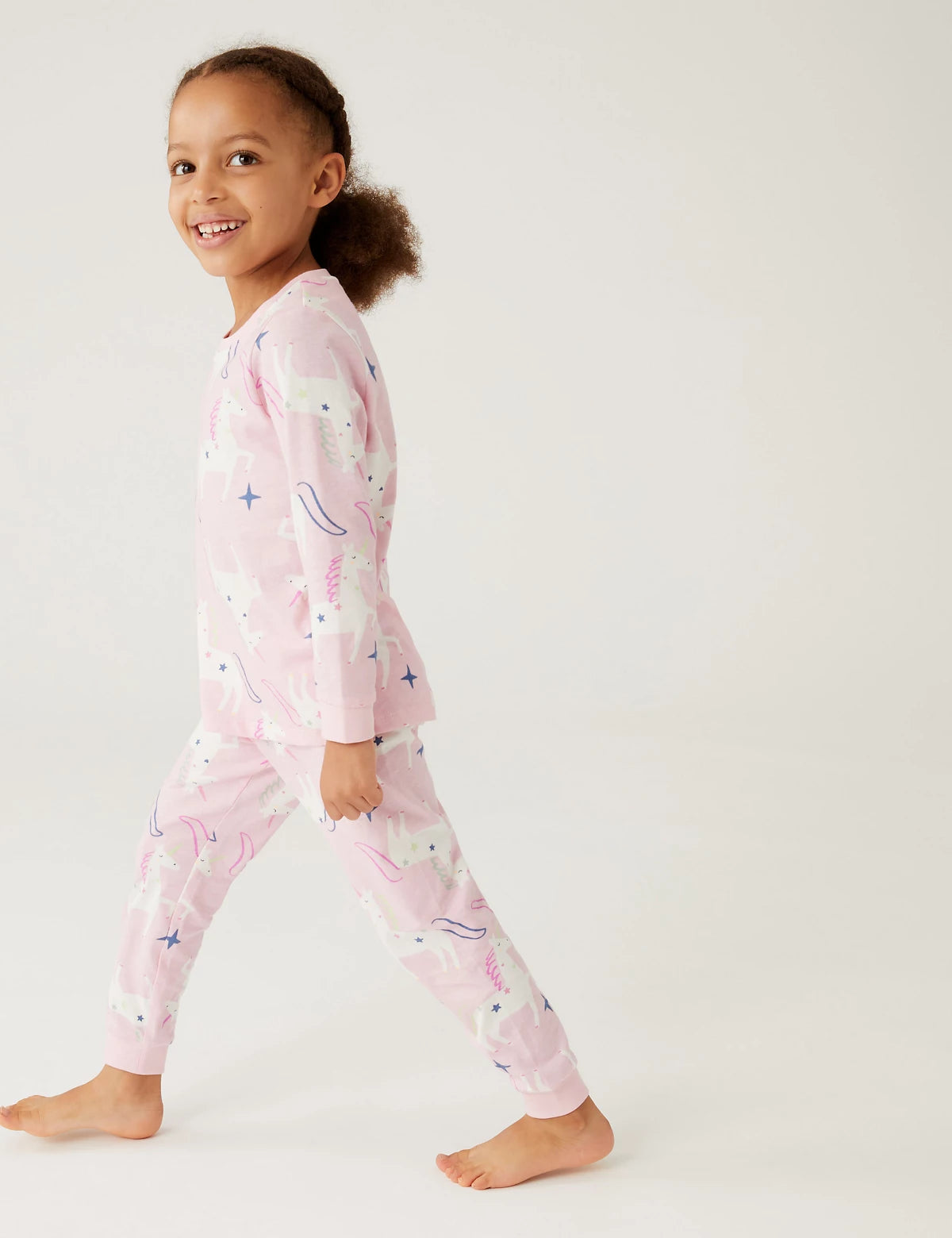 M&S 2pk Pure Cotton Unicorn Pyjama Sets