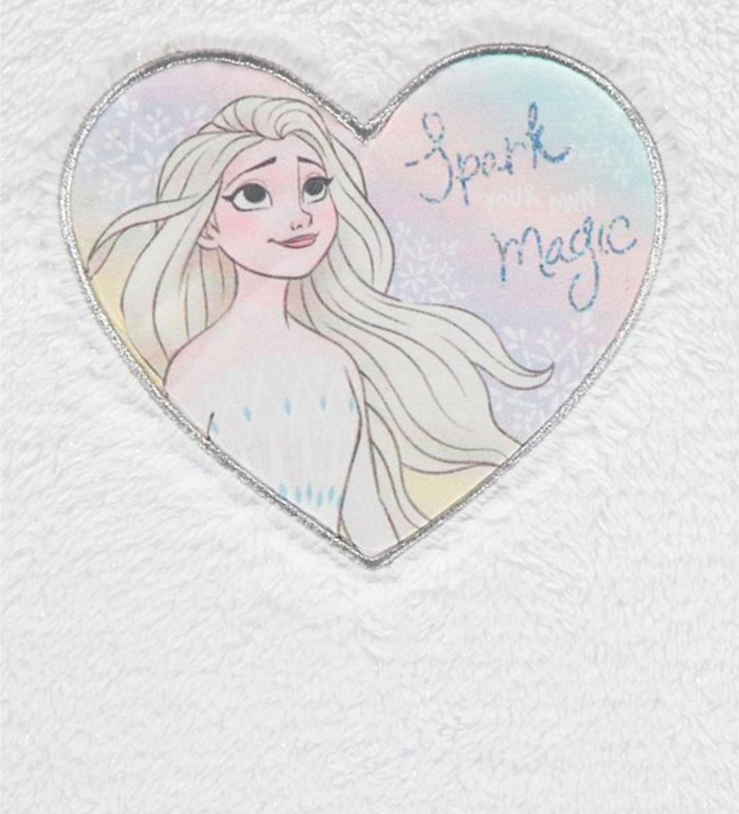 George Frozen Elsa Magic White Fleece Sparkle Pyjamas Gift Set