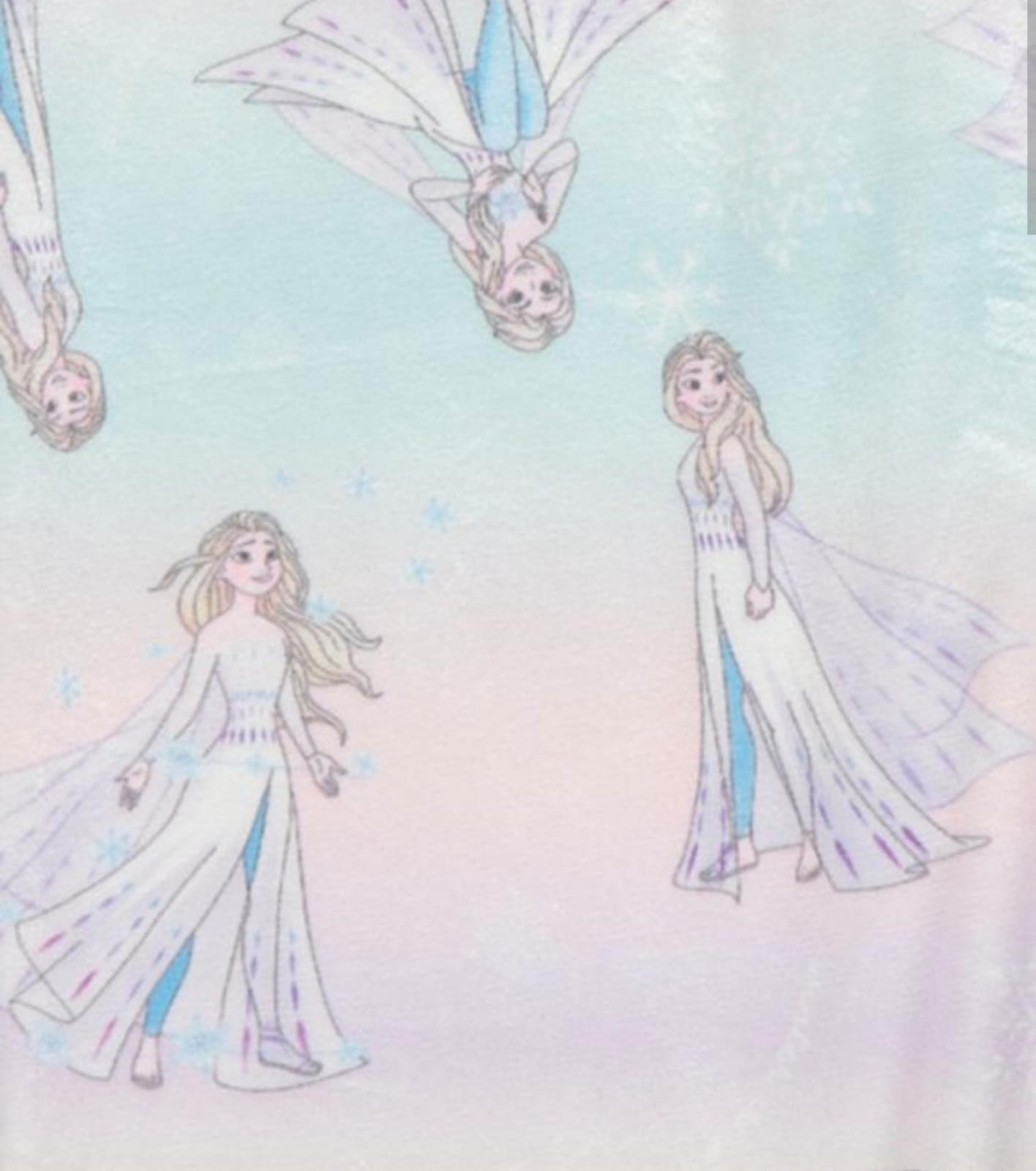 George Frozen Elsa Magic White Fleece Sparkle Pyjamas Gift Set