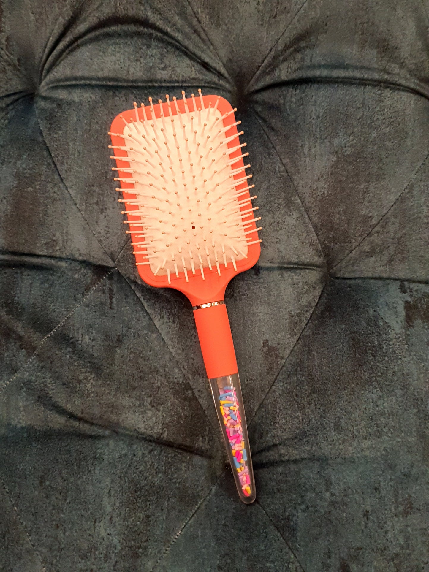 Panda Rainbows Make Me Happy Paddle Brush