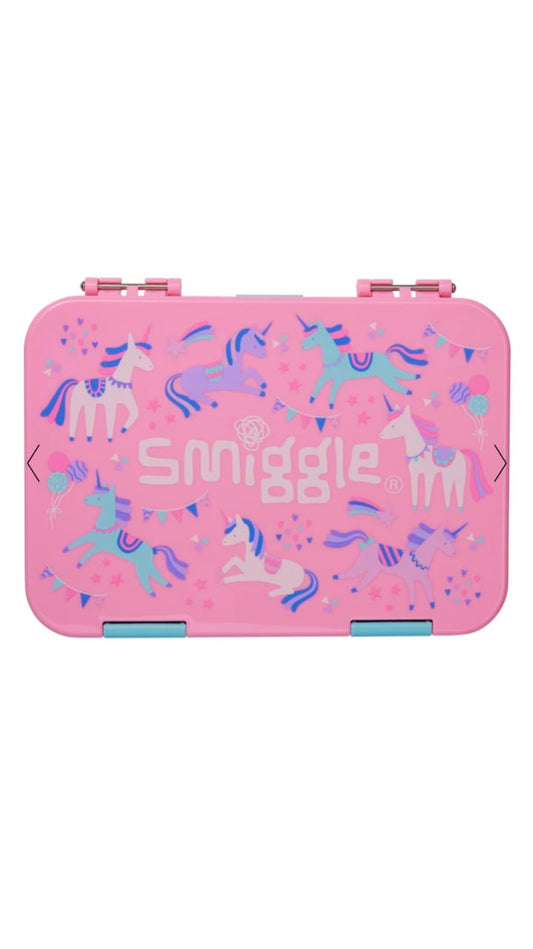 Smiggle Glide Medium Happy Bento Lunchbox