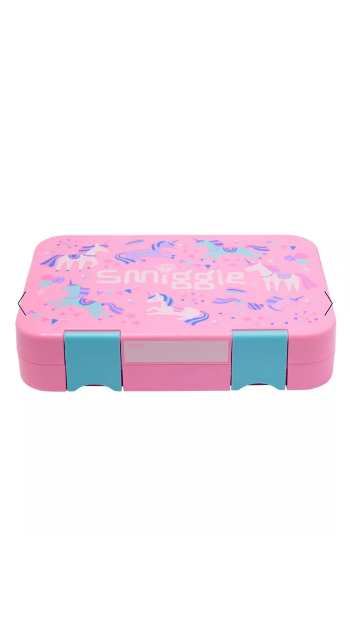 Smiggle Glide Medium Happy Bento Lunchbox