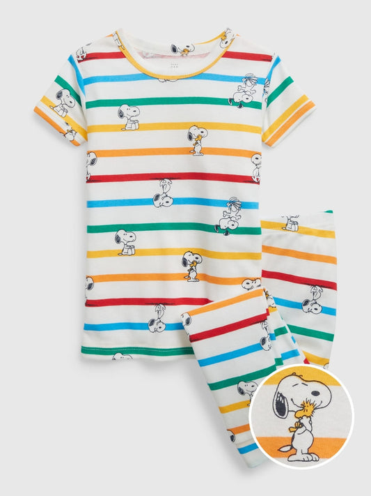 Gap 100% Organic Cotton Snoopy PJ Set