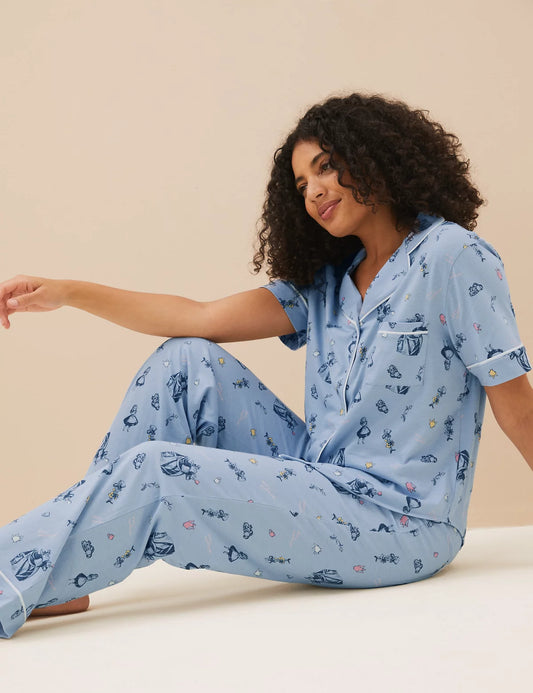 M&S COLLECTION
Cotton Rich Alice in Wonderland™ Pyjama Set