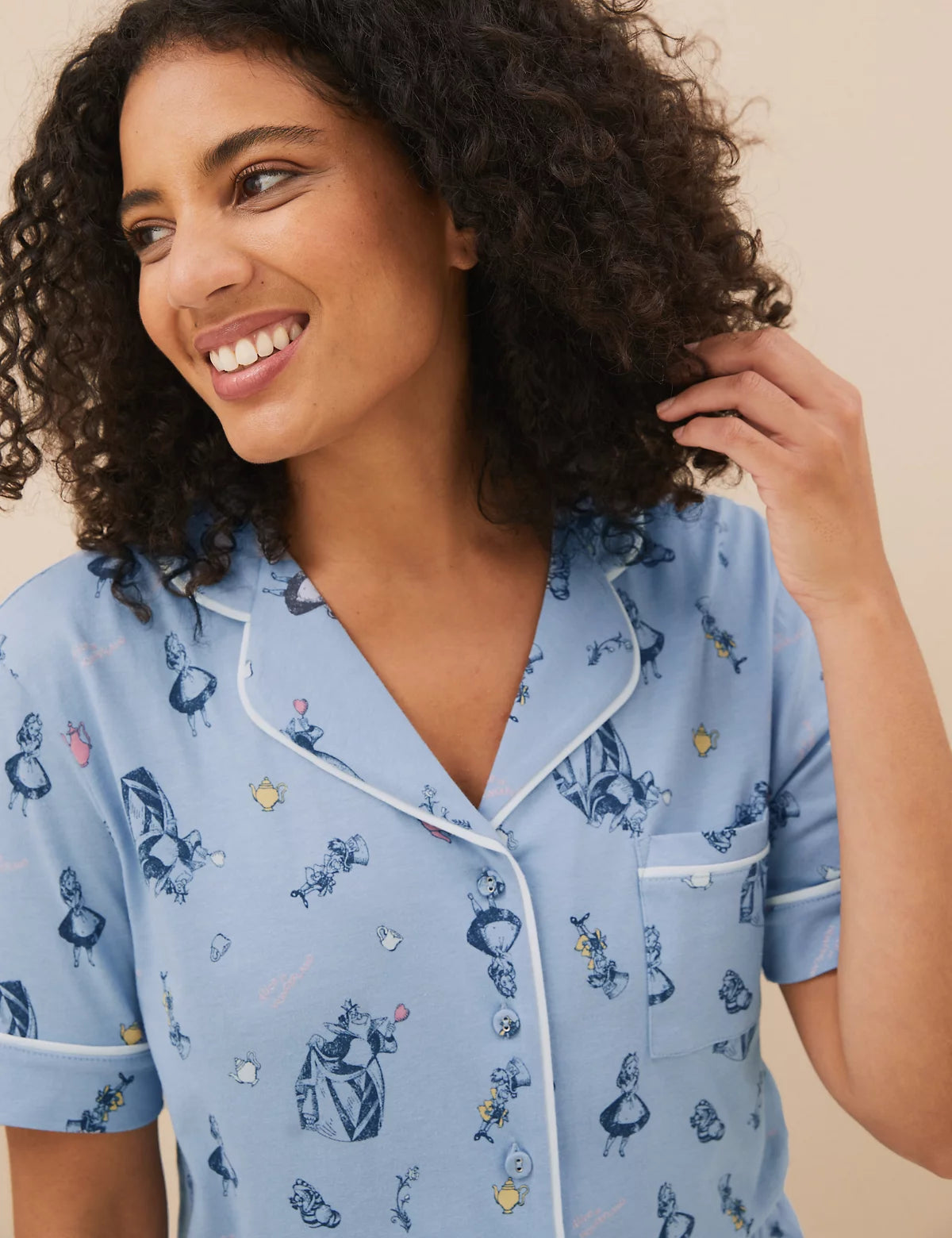 M&S COLLECTION
Cotton Rich Alice in Wonderland™ Pyjama Set