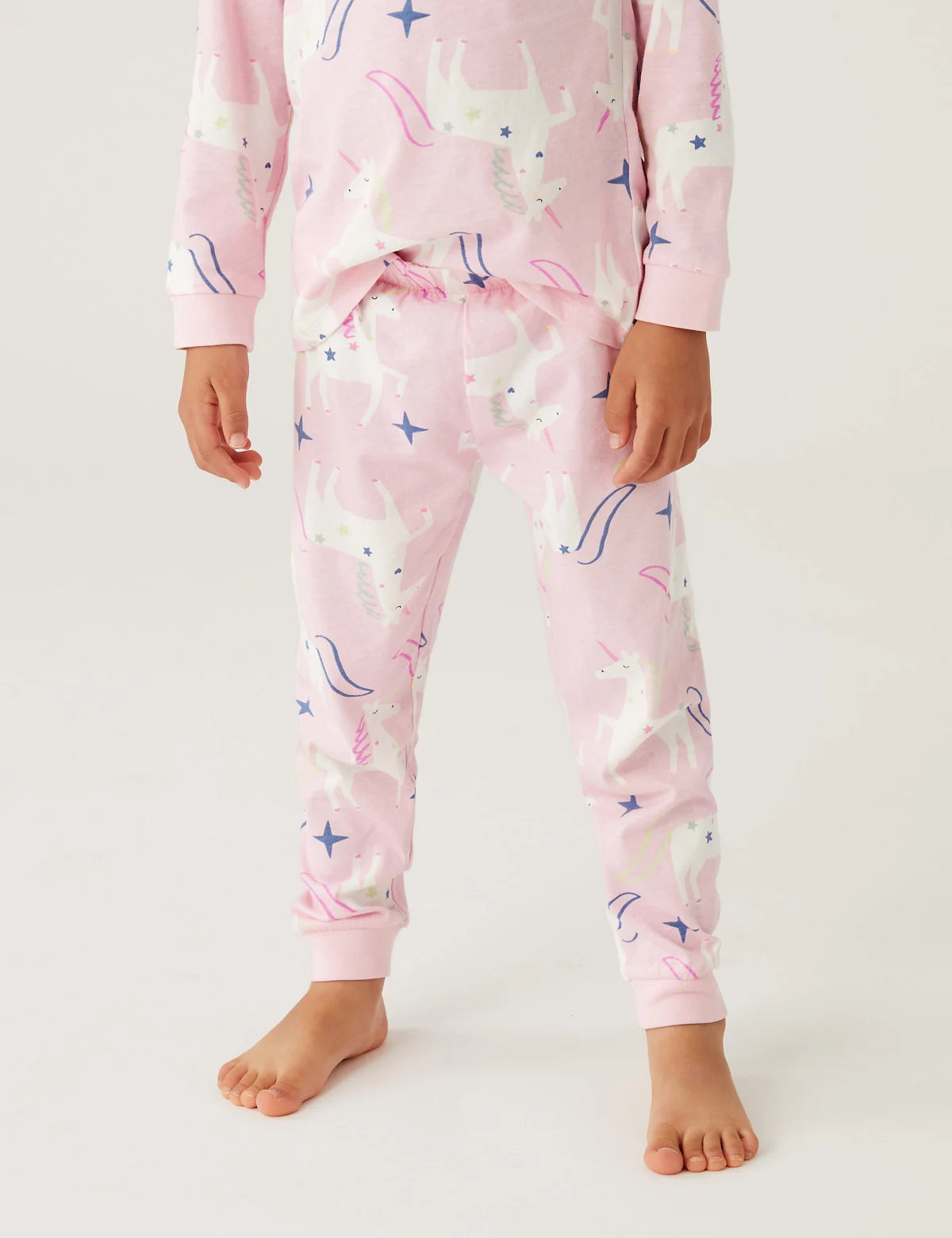 M&S 2pk Pure Cotton Unicorn Pyjama Sets