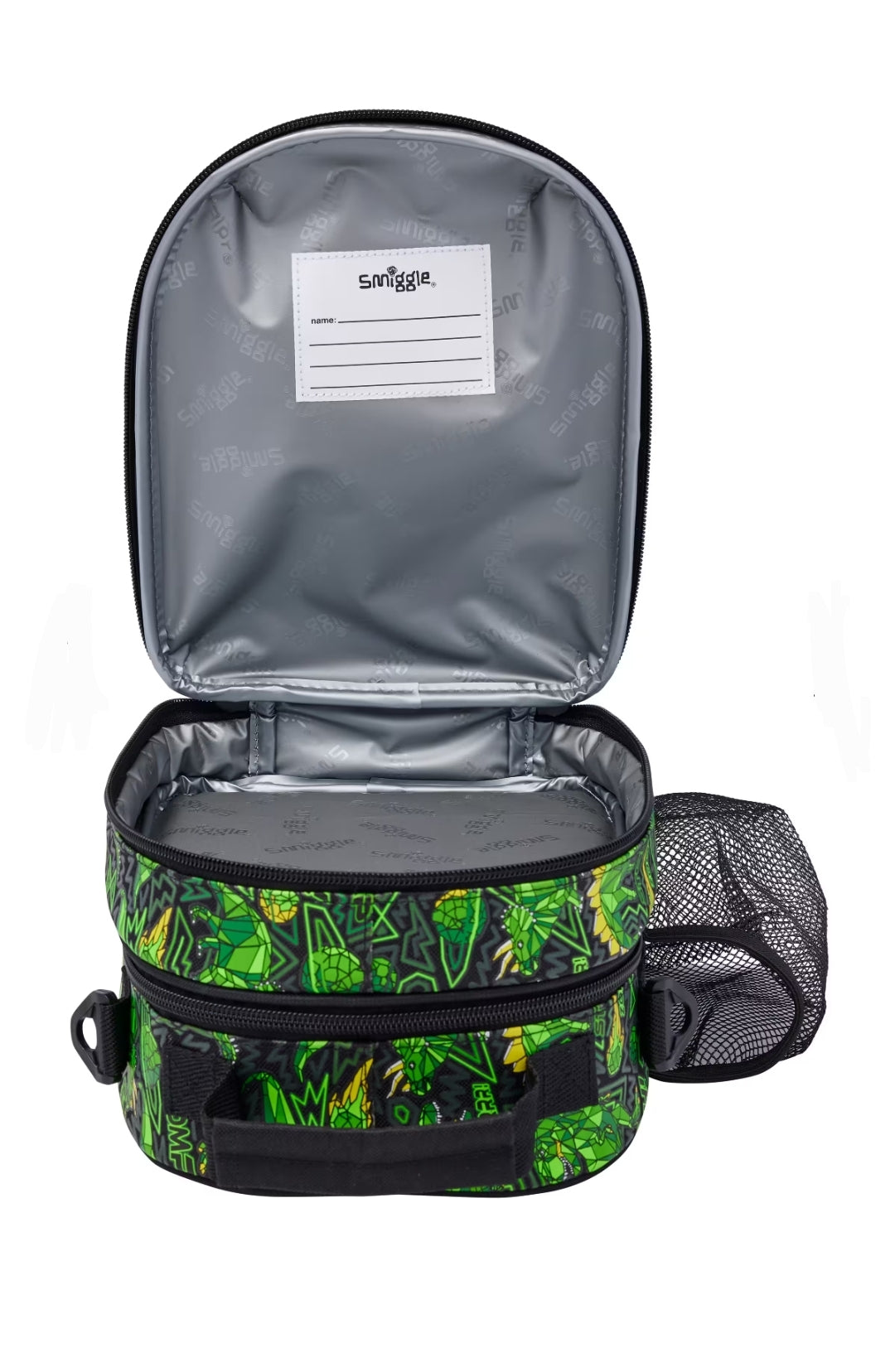 Smiggle Wild Side Hardtop Curve Lunchbox With Strap