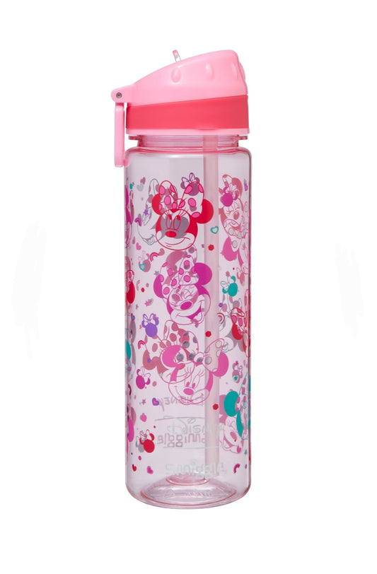 Smiggle Minnie Mouse Drink Up Plastic Drink Bottle 650Ml