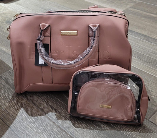 River Island travel bag plus cosmetic bags